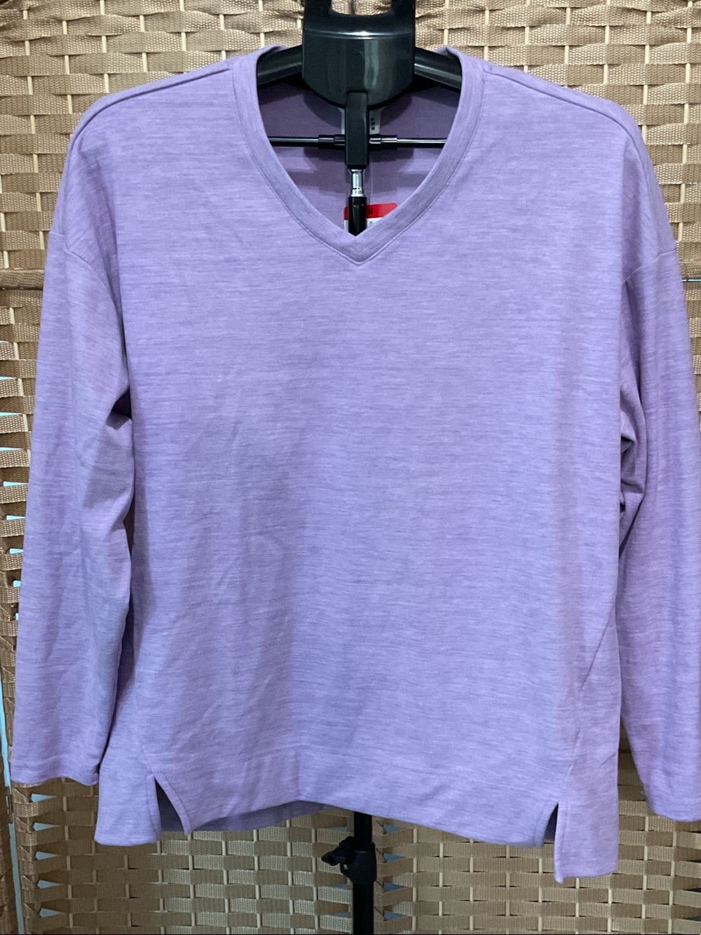 Boston Traders Lilac V-Neck Knit Pullover